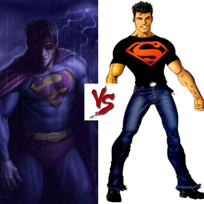 Round One Fight - Bizarro Superman Vs Superboy (kon-el)