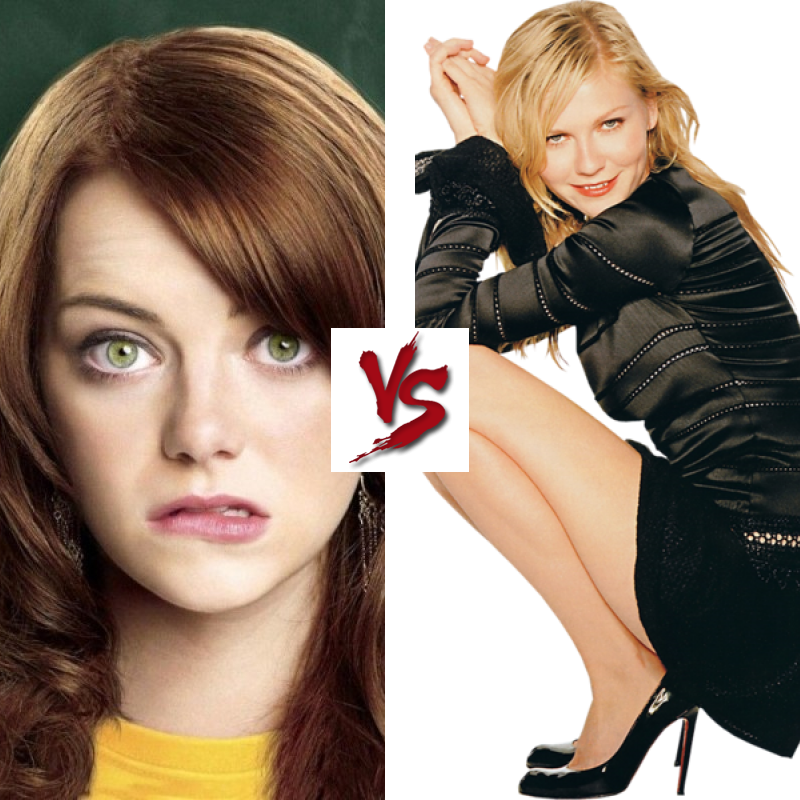 Round One Fight Emma Stone Vs Kirsten Dunst